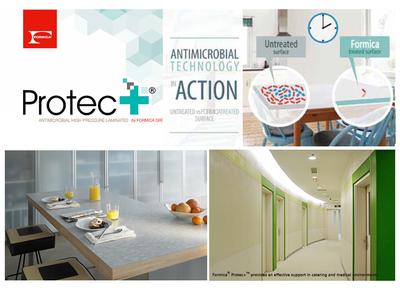 Formica Group, the global leader in decorative surfaces, today announced the launch of Protec+(TM) by Formica Group, a high performance antimicrobial laminate product.
