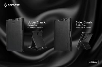Capdase's exqCapdase’s exquisite Upper Classic and Sider Classic series has a modern and sleek look and is designed to precisely fit the BlackBerry Passport.