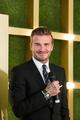 Las Vegas Sands Corp. business partner David Beckham attends the unveiling of the new-look Shoppes at Four Seasons as the guest of honour