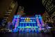 2014活力悉尼灯光音乐节海关大楼PlayMe灯光秀，新南威尔士州旅游局的Brett Hemmings