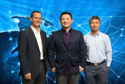 Intel's General Manager of Consumption Sales Mr. Douglas Cougle, iQIYI's Chief Technology Officer Mr. Xing Tang, and Director of Intel Labs China Mr. Gansha Wu