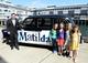 Matilda's announced in Sydney - Minister for Trade, Tourism and Major Events Stuart Ayres and Matilda's from left to right - Georgia Taplin, Bella Thomas, Sasha Rose and Molly Barwick. Credit James Morgan, Destination NSW, Matilda The Musical.