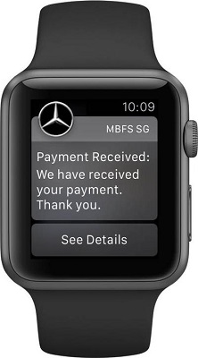 myMBFS app -- Payment received notification