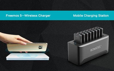 ROMOSS’ Freemos 5 wireless charger and mobile charging station will be introduced at the Asia World Expo in Hong Kong
