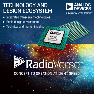 ADI利用RadioVerse 技術和設計生態系統簡化無線系統設計