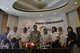 Eneng Nurcahyati, Head of Banten's Tourism and Cultural Department (fourth from the right) and the collaborating parties at the Press Conference of The 2017 Krakatau Granfondo