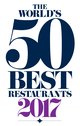 一眾獲獎廚師及餐廳創辦人於澳洲墨爾本皇家展覽館舉辦的「世界50最佳餐廳」2017年度頒獎典禮上合照。