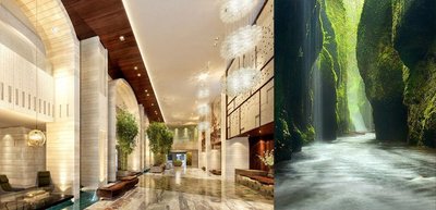 上海阿纳迪酒店大堂设计实景图