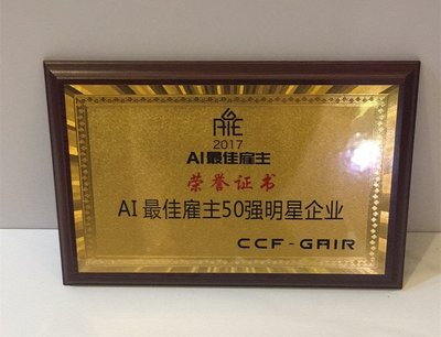 大华乐橙荣获2017AI最佳雇主50强明星企业