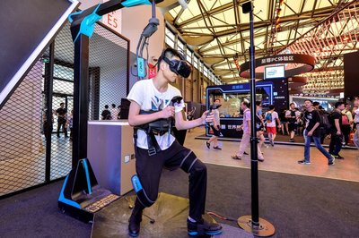 “英特尔主题馆”中顶级的VR体验
