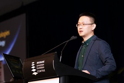 GTCOM CEO Eric Yu addressed the opening ceremony