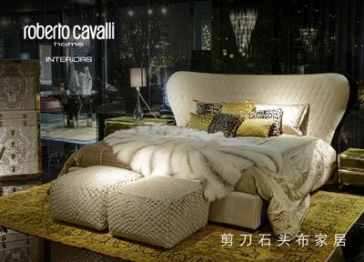 剪刀石头布家居 Roberto Cavalli Home Interiors 全球旗舰店卧室系列