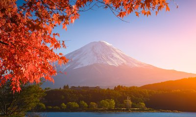 富士山秋季景致