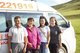 苏芒带领芭莎公益慈善基金团队前往内蒙古阿鲁科尔沁旗对捐赠的救护车使用状况进行回访