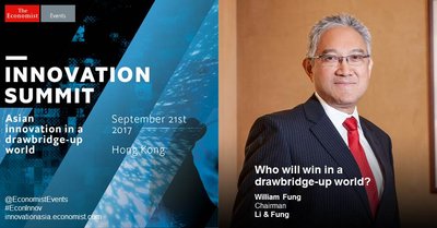 Who will win in a drawbridge-up world? Hear William Fung, group chairman of Li & Fung at the Innovation Summit on September 21st at the JW Marriott Hotel.
