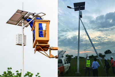 罗特能源在马里乡村安装光伏智能电控系统