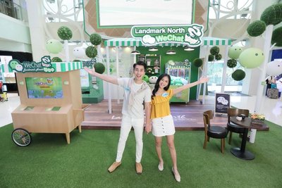 Landmark North上水廣場於7月29日(六)至9月17日(日)期間特別聯乘WeChat香港打造全球首個互動數碼「夏日O2O WeChat Cafe」。