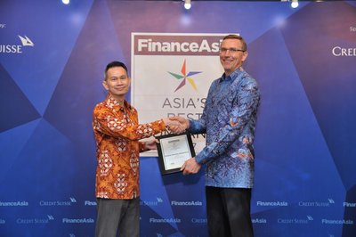 President Director of Sampoerna, Mindaugas Trumpaitis, received the award during FinanceAsia’s Best Managed Companies 2017 held in Jakarta (15/08). Sampoerna won three categories: 