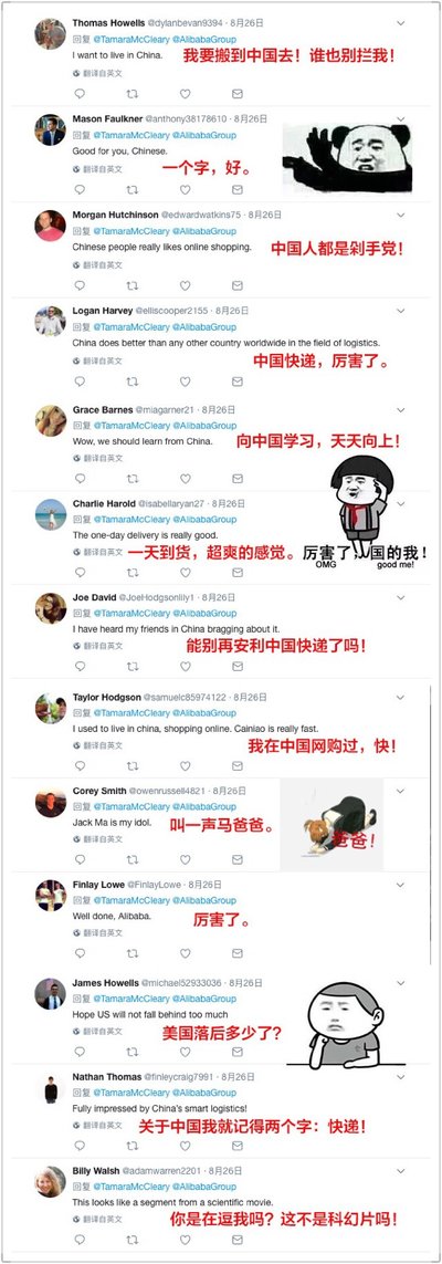 有美国网友发出“美国背后落后太多吧”的担忧