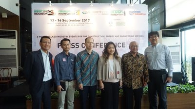 Konferensi Pers 5 Mega Events; Mining Indonesia, Construction Indonesia, Concrete Show SEA, Oil and Gas Indonesia, & Marintec Indonesia