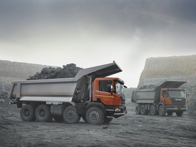 The newly launched lightweight mining tipper body developed for the Indian market