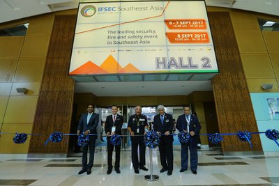 IFSEC Southeast Asia 2017 was officiated by representatives of Royal Malaysia Police, Ministry of Home Affairs, APSA Malaysia Chapter and UBM