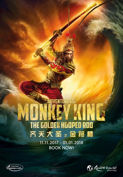 Adventures of the Monkey King: The Golden Hooped Rod at Resorts World Genting starting from 11 November 2017 to 01 January 2018