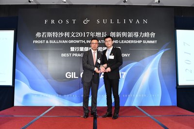 沙利文授予江苏金陵体育“中国体育器材市场企业增长奖”