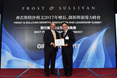 沙利文授予雅仕维“中国区户外广告市场行业领导奖”