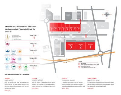 THAIFEX-World of Food Asia 2018 Venue Map