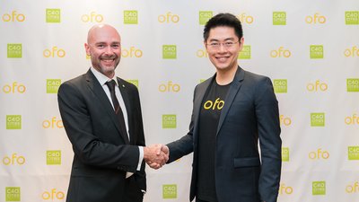 ofo and C40 join hands to tackle worldwide climate change issues. ofo will contribute in every way possible to researches focused on healthy livable cities, identification of high impact actions, and benifits of inclusive climate actions.