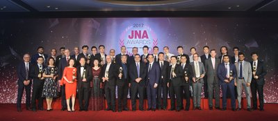 2017年度JNA大獎頒獎典禮暨晚宴於9月14日圓滿舉行，頒獎典禮上共頒發了11項大獎予20位得獎者。