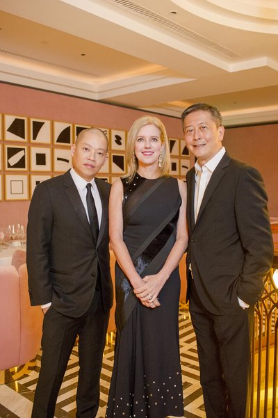 瑞吉鉴赏家Jason Wu, 瑞吉酒店及度假村全球品牌领导人Lisa Holladay和上海静安瑞吉酒店总经理Chris Tsoi