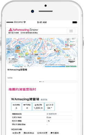Image of WAmazing Snow's web site