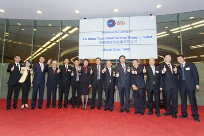 Fu Shou Yuan International Group (01448.HK) was listed on the main board of the Stock Exchange of Hong Kong in December, 2013.