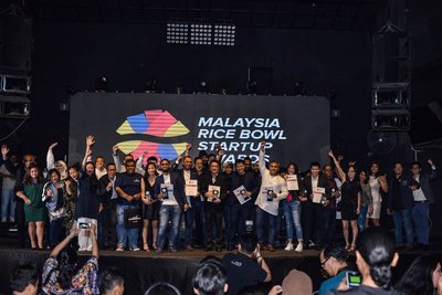 Winners of Malaysia Rice Bowl Startup Awards 2017.