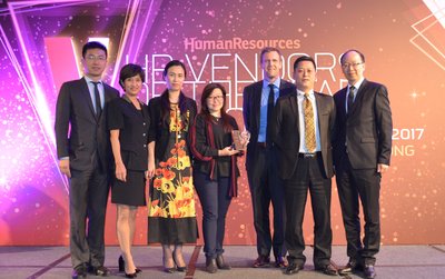 11月29日ADP在香港荣获2017年度最佳人力资源服务供应商大奖