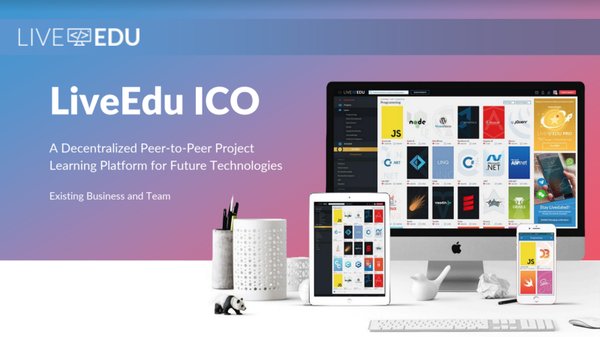 LiveEdu, a decentralized professional development ecosystem that teaches people how to build complete products will sell its EDU token to the public on Jan 15, 2018.