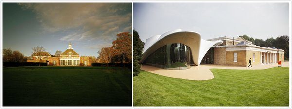 Serpentine Galleries has championed new ideas in contemporary art since it opened in 1970. It has presented pioneering exhibitions of work from emerging practitioners to the most internationally recognised artists and architects of our time. (Photo credit: Serpentine Gallery  Photograph 2017 John Offenbach; Serpentine Sackler Gallery  Photograph 2017 John Offenbach)
