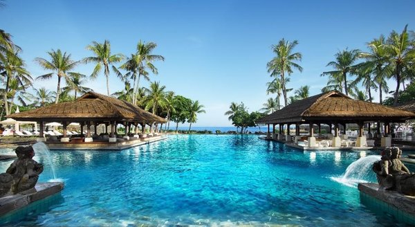 Escape the winter blues with heavenly tropical views (pictured: InterContinental Bali)