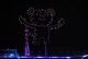 在2018年平昌冬奥会的闭幕式彩排中，英特尔Shooting Star无人机在空中组成了官方奥运吉祥物Soohorang图案。英特尔为2018年2月9日在韩国开幕的本届冬奥会提供了无人机技术支持。 （图片来源：Getty Images）