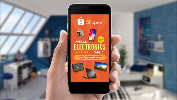 Shopee Mega Electronics Sale 1-28 Mar 2018
