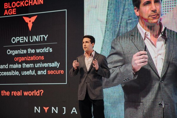 Marshall Taplits, Co-Founder & Chief Strategy Officer at NYNJA, shared the vision and technology powering NYNJA in his talk, “Open Unity: How individuals and societies thrive with blockchain enabled platforms”.