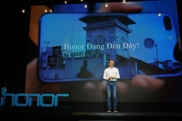 George Zhao, President of Honor, is excited to see Honor's expansion into Vietnam market.