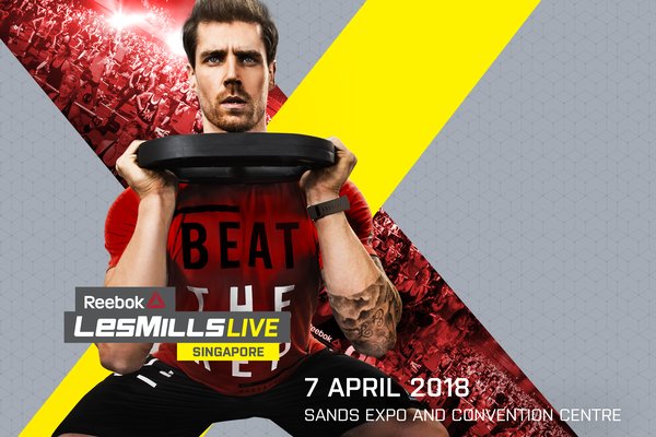 Reebok Les Mills LIVE Singapore, 7 April 2018 at Marina Bay Sands Expo and Convention Centre (Hall C)