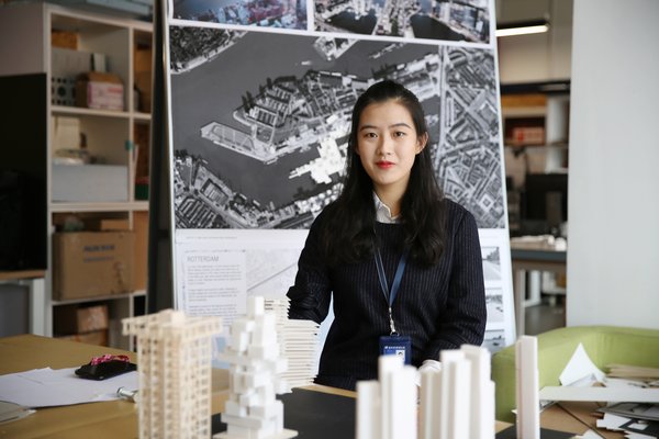 Masters of Architectural Design graduate (above), Xiaohan Chen, praised the strong teaching team at the Department of Architecture