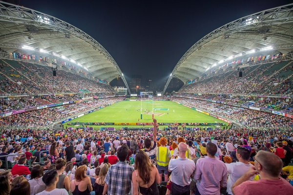 香港国际七人榄球赛在香港大球场举行