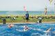 铁人三项国家队在神州半岛喜来登度假酒店泳池训练