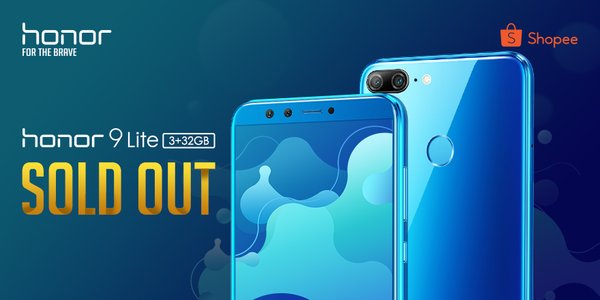 The Honor 9 Lite were sold out in 30 minutes