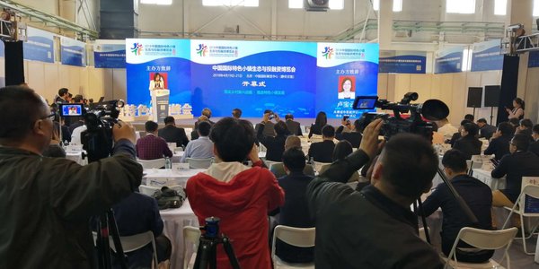 4月19日，2018中国国际特色小镇生态与投融资博览会在北京中国国际展览中心拉开帷幕